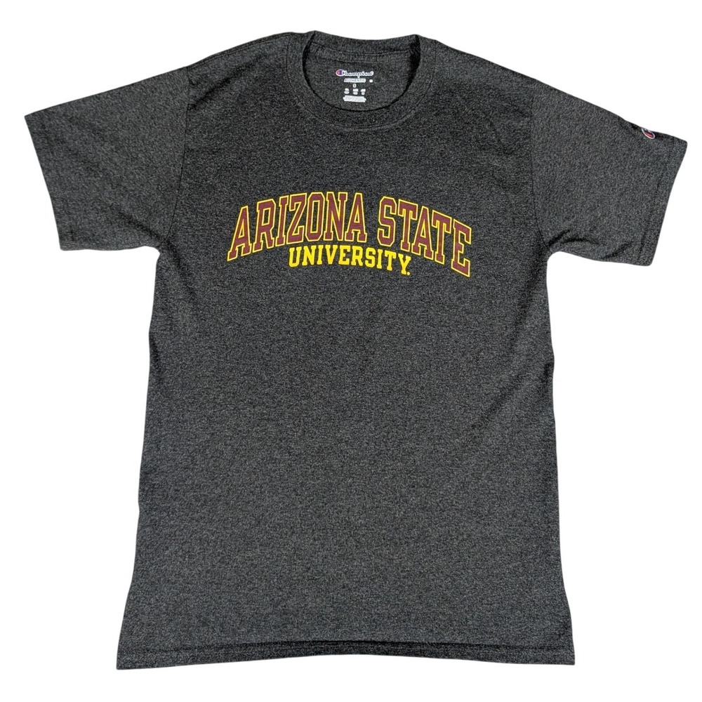 Champion Arizona State University T-Shirt Mens Small Gray Sun Devils Excellent
